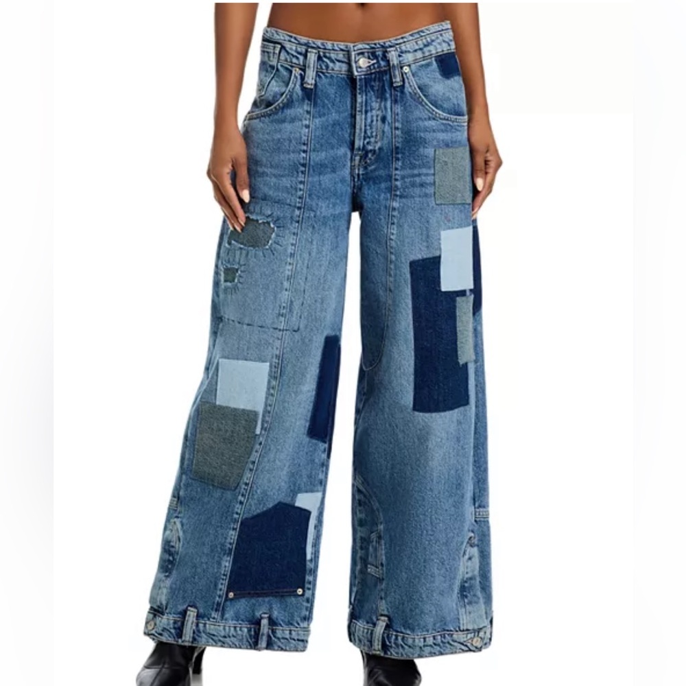 SAMPLE OOAK !! NWOT We The Free Free People Head Over Heels Jeans - 28